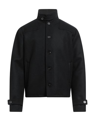 Shop 14bros Man Coat Black Size 44 Wool, Viscose