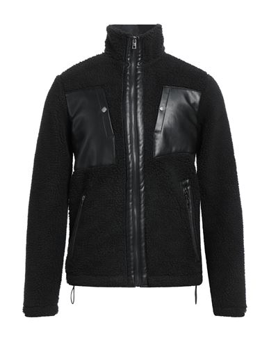 Shop Michael Kors Mens Man Jacket Black Size Xxl Polyester, Polyurethane, Cotton