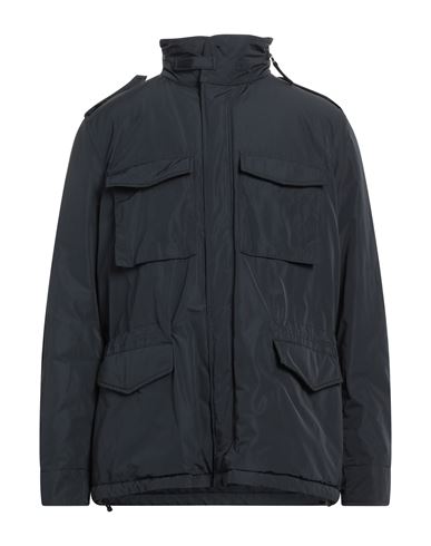 Aspesi Man Jacket Navy Blue Size Xxl Polyester In Navy Blue