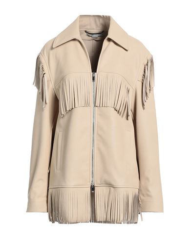 Stella Mccartney Woman Jacket Beige Size 6-8 Polyester, Viscose