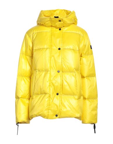 Peuterey Woman Puffer Yellow Size 10 Polyamide