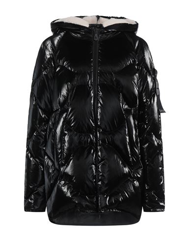 Peuterey Woman Puffer Black Size 6 Polyamide, Wool, Acrylic