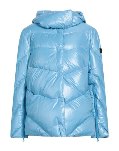 Peuterey Woman Puffer Azure Size 10 Polyamide