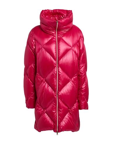 Herno Woman Puffer Fuchsia Size 14 Polyamide In Pink