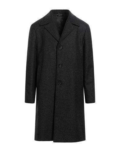 Bottega Martinese Man Coat Lead Size 44 Virgin Wool, Polyester, Cashmere In Grey