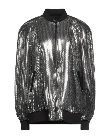 Babylon Woman Jacket Silver Size 6 Polyester, Polyamide, Metal, Elastane