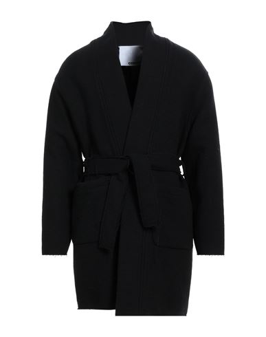 Costumein Man Coat Black Size 42 Virgin Wool, Polyamide