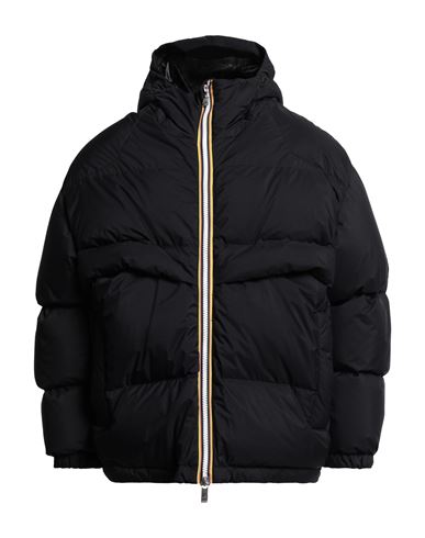 K-way Black Down Jacket In Black