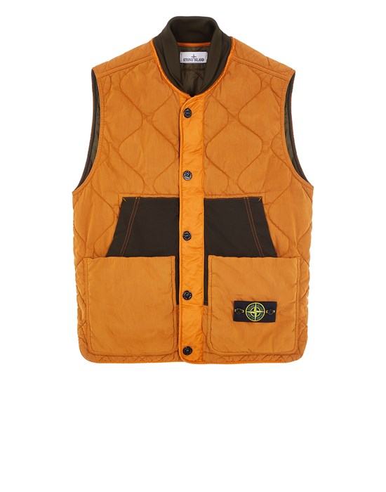  STONE ISLAND G0133 50 FILI QUILTED-TC Gilet Homme Rouille