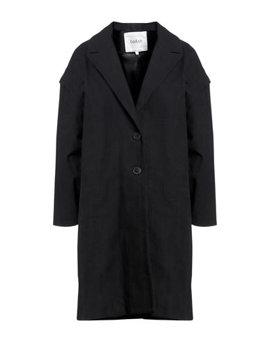 Ba&sh Ba & Sh Woman Overcoat & Trench Coat Black Size 2 Cotton, Viscose