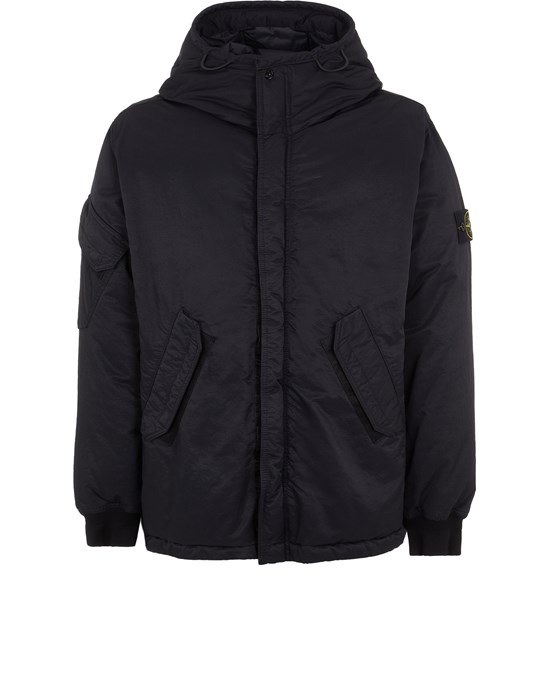 42521 OPAQUE NYLON TWILL DOWN Jacket Stone Island Men - Official Online ...