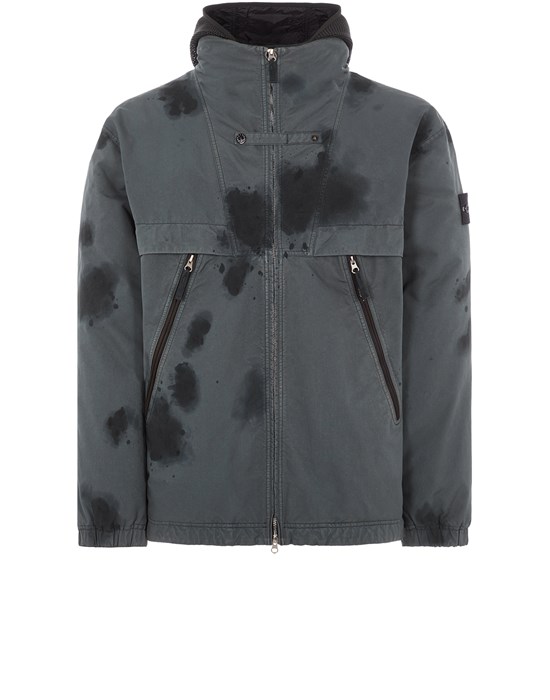 Sold out - STONE ISLAND 435E1 HAND COLOURING ON DAVID-TC DOWN Blouson Homme Plomb