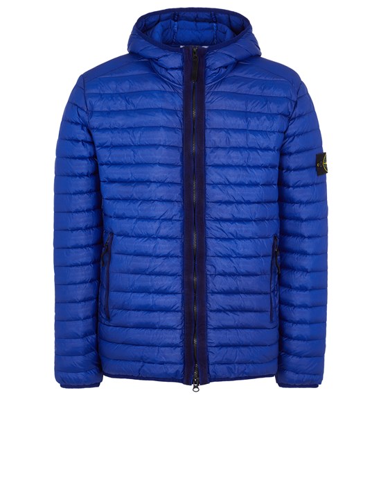 Sold out - Other colors available STONE ISLAND 40324 24 LOOM WOVEN CHAMBERS RECYCLED NYLON DOWN-TC_PACKABLE Jacket Man Ultramarine Blue
