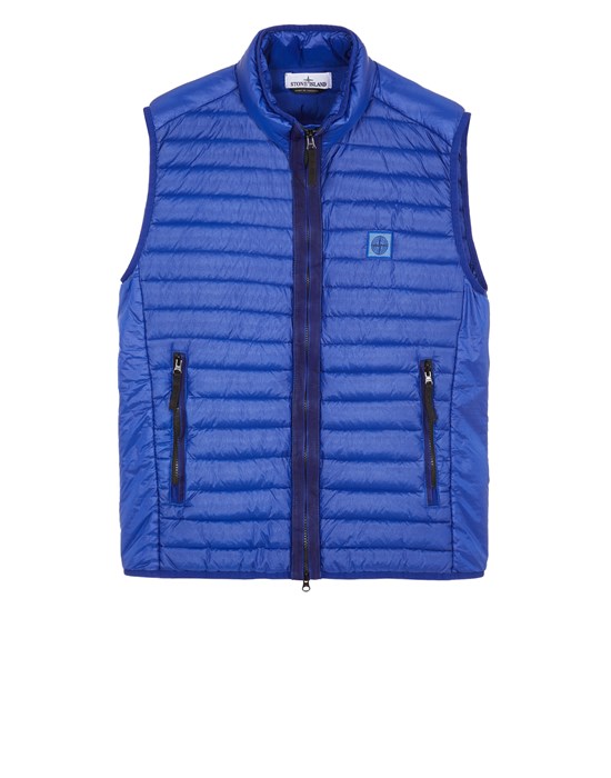 Vest Man G0224 LOOM WOVEN CHAMBERS RECYCLED NYLON DOWN-TC Front STONE ISLAND