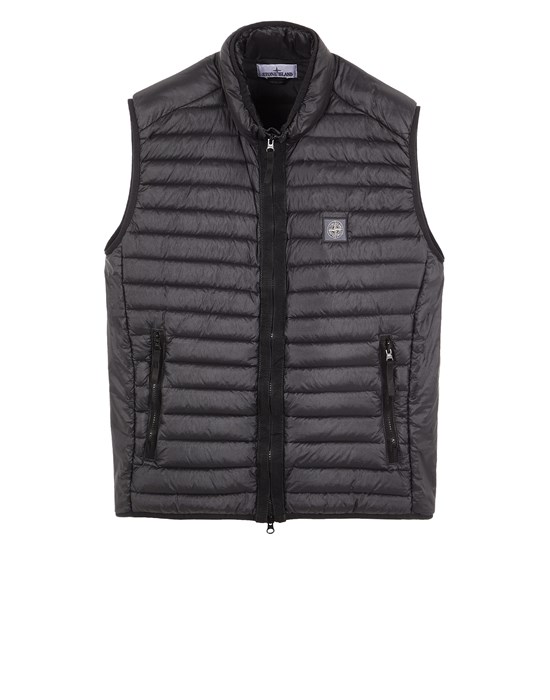 Vest Man G0224 LOOM WOVEN CHAMBERS RECYCLED NYLON DOWN-TC Front STONE ISLAND