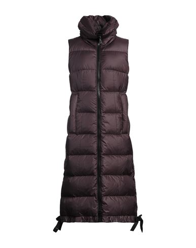 Peuterey Woman Puffer Dark Brown Size 6 Polyester