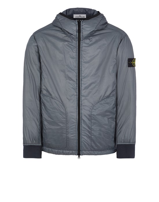 LIGHTWEIGHT JACKET Man Q0325 HOODED LIGHT JACKET
GARMENT DYED MICRO YARN WITH PRIMALOFT®-TC_PACKABLE Front STONE ISLAND