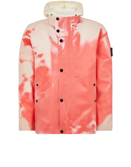 Sold out - STONE ISLAND 43899 POLY STRATA ICE JACKET / GARMENT DYED DOWN 26GR X SQM-N Jacket Man Stucco