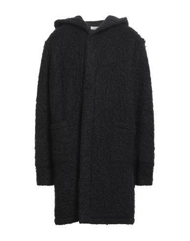 Nostrasantissima Man Coat Black Size L Wool, Polyester, Acrylic