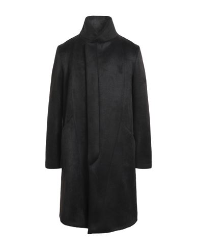 Nostrasantissima Man Coat Black Size 42 Acrylic, Viscose, Polyester