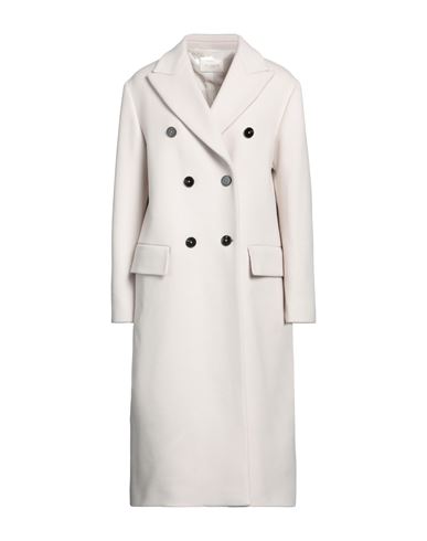 Montedoro Woman Coat Beige Size 8 Virgin Wool, Cashmere