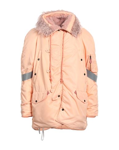 Mm6 Maison Margiela Man Down Jacket Apricot Size 40 Polyamide In Orange