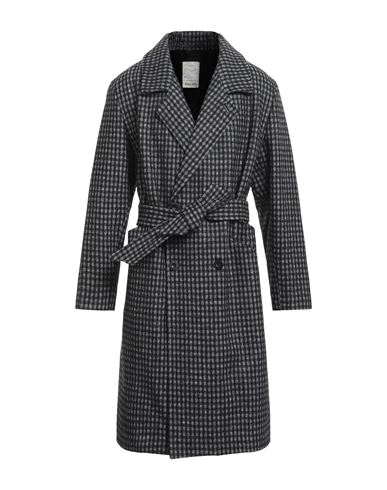 Paltò Man Coat Grey Size 40 Viscose, Wool, Polyamide