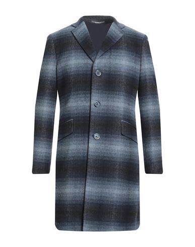Havana & Co. Man Coat Blue Size 44 Acrylic, Polyester, Wool, Textile Fibers
