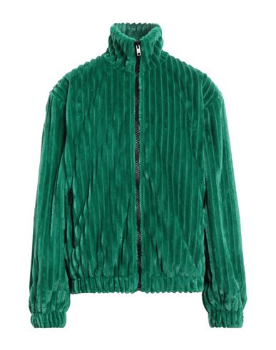 Msgm Man Jacket Green Size 42 Polyester