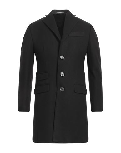 Havana & Co. Man Coat Black Size 36 Polyester, Wool