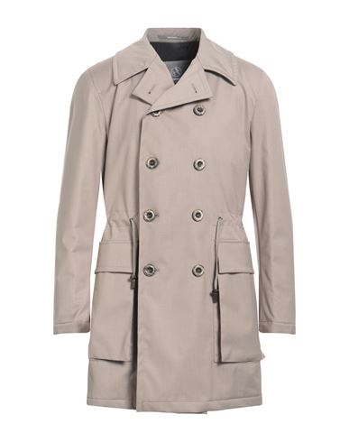 Havana & Co. Man Overcoat & Trench Coat Beige Size 44 Polyester, Viscose, Elastane