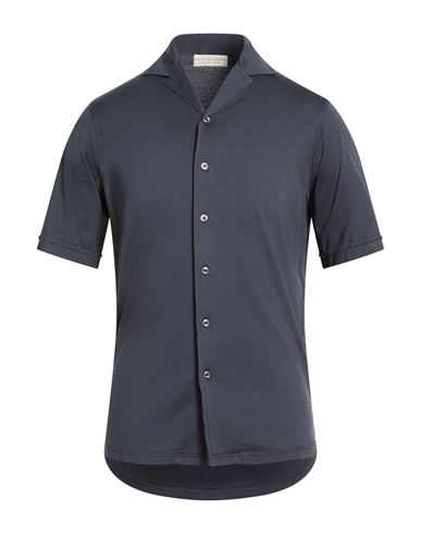 Filippo De Laurentiis Man Shirt Charcoal Size 38 Cotton In Gray
