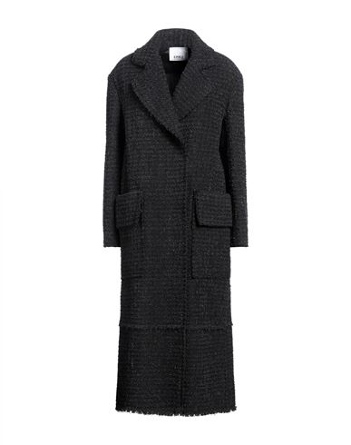 Erika Cavallini Woman Coat Steel Grey Size 6 Acrylic, Wool, Polyester, Polyamide