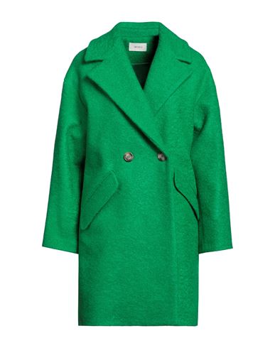 Vicolo Woman Coat Green Size L Polyethylene
