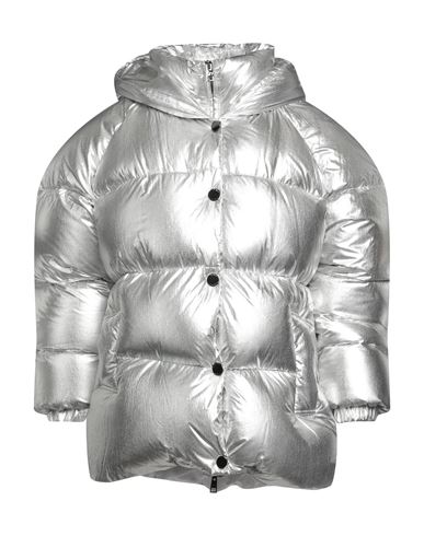 Goosetech Woman Down Jacket Silver Size M Polyamide, Polyurethane In Gray