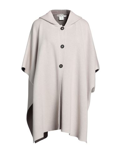 Shop Barbara Lohmann Woman Cape Light Grey Size L Cashmere, Polyamide, Elastane