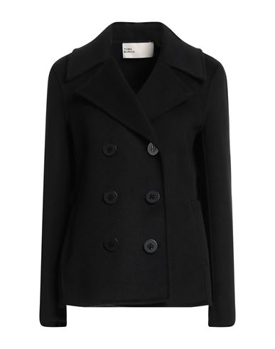 Tory Burch Woman Coat Black Size 4 Wool