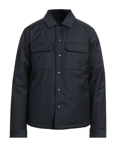 Adhoc Man Jacket Midnight Blue Size L Polyester, Viscose