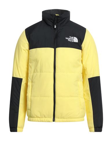 The North Face Man Down Jacket Light Yellow Size S Nylon