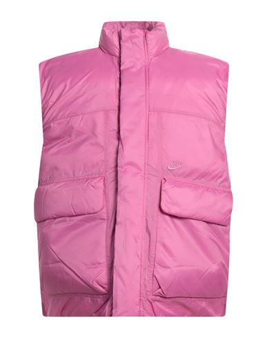 Nike Man Down Jacket Pink Size Xl Polyester