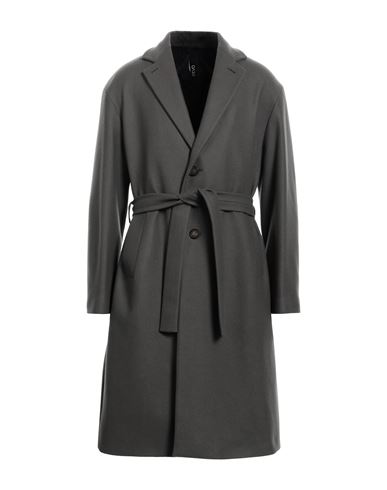 Hevo Hevò Man Coat Lead Size 40 Virgin Wool, Polyamide In Grey
