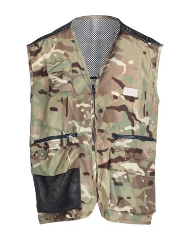 Shop Lc23 Camo Nylon Vest Man Jacket Military Green Size M Polyamide