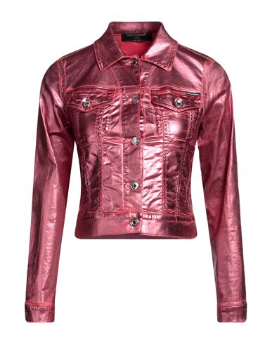 Dolce & Gabbana Woman Jacket Fuchsia Size 4 Cotton, Elastane In Pink