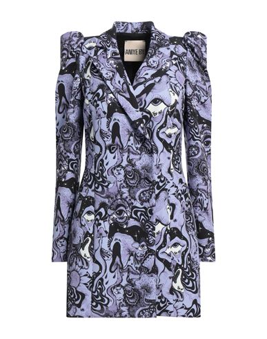 Aniye By Woman Overcoat Lilac Size 2 Polyester, Elastane In Purple