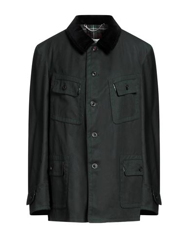 Maison Margiela Woman Jacket Dark Green Size 12 Cotton
