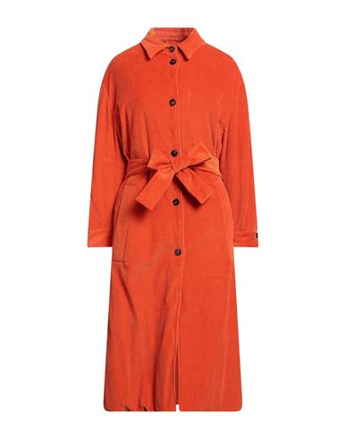 T Coat T_coat Woman Coat Orange Size 8 Cotton