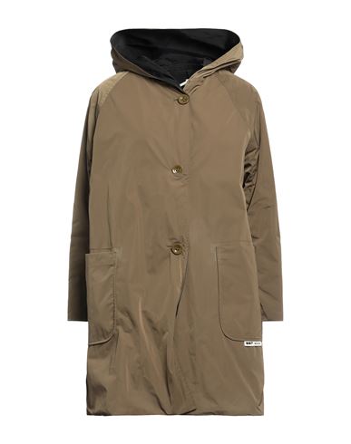 Off Woman Coat Military Green Size 6 Polyester