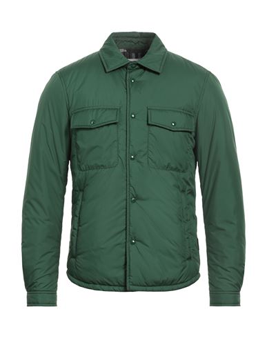 Woolrich Arctic Quilted Jacket With Chest Pockets In Green