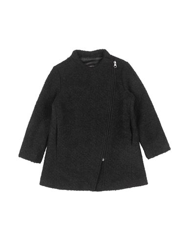 Please Babies'  Toddler Girl Coat Black Size 4 Polyester, Viscose, Wool
