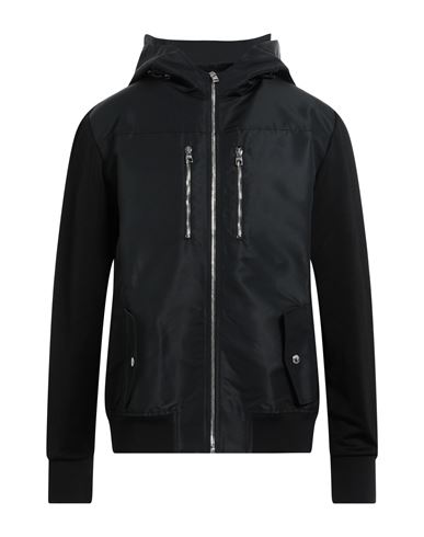 Alexander Mcqueen Man Jacket Black Size Xxl Viscose, Cotton, Polyamide